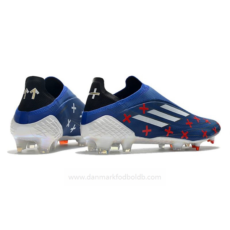 Adidas X Speedflow + FG Fodboldstøvler Herre – Blå Hvid Rød Limited Edition